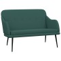Banco de tela verde oscuro 110x76x80 cm en Bancos | Comprar online en Foru.es