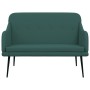 Banco de tela verde oscuro 110x76x80 cm en Bancos | Comprar online en Foru.es