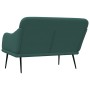 Banco de tela verde oscuro 110x76x80 cm en Bancos | Comprar online en Foru.es