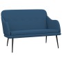 Banco de tela azul 110x76x80 cm en Bancos | Comprar online en Foru.es