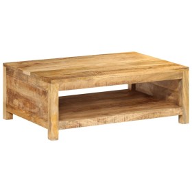 Mesa de centro de madera maciza mango 80x55x30 cm en Mesas de centro | Comprar online en Foru.es
