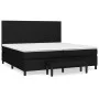 Box spring bed with black fabric mattress 200x200 cm by vidaXL, Beds and slatted bases - Ref: Foro24-3136463, Price: 741,16 €...