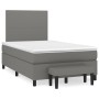 Cama box spring con colchón tela gris oscuro 120x200 cm de vidaXL, Camas y somieres - Ref: Foro24-3136422, Precio: 467,29 €, ...