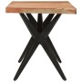Mesa de comedor madera maciza de acacia negra 140x70x76 cm en Mesas de comedor | Comprar online en Foru.es