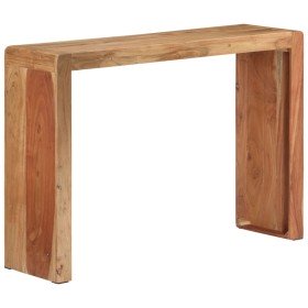 Mesa consola madera maciza de acacia 110x30x76 cm en Mesas auxiliares | Comprar online en Foru.es