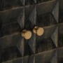 Aparador de hierro y madera maciza de mango negro 55x34x75 cm en Armarios y almacenamiento | Comprar online en Foru.es