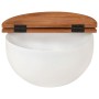 Mesa de centro de madera maciza reciclada blanca 50x27 cm en Mesas de centro | Comprar online en Foru.es