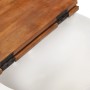 Mesa de centro de madera maciza reciclada blanca 50x27 cm en Mesas de centro | Comprar online en Foru.es