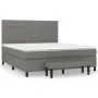 Boxspringbett mit dunkelgrauer Stoffmatratze 180x200 cm von vidaXL, Betten und Lattenroste - Ref: Foro24-3136614, Preis: 679,...