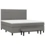 Boxspringbett mit dunkelgrauer Stoffmatratze 180x200 cm von vidaXL, Betten und Lattenroste - Ref: Foro24-3136614, Preis: 679,...