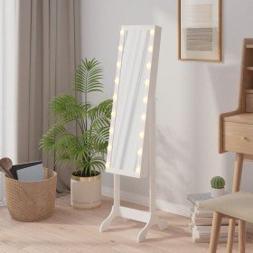 Espejo de pie con LED blanco 34x37x146 cm en Espejos | Comprar online en Foru.es