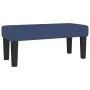 Box spring bed with blue fabric mattress 90x200 cm by vidaXL, Beds and slatted bases - Ref: Foro24-3136891, Price: 369,80 €, ...