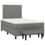 Cama box spring con colchón tela gris oscuro 120x200 cm de vidaXL, Camas y somieres - Ref: Foro24-3136502, Precio: 445,63 €, ...