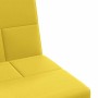 Sofá cama con portavasos tela amarillo claro en Sofás | Comprar online en Foru.es