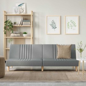 Sofá cama tela gris claro en Sofás | Comprar online en Foru.es