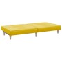 Sofá cama de tela amarillo claro en Sofás | Comprar online en Foru.es