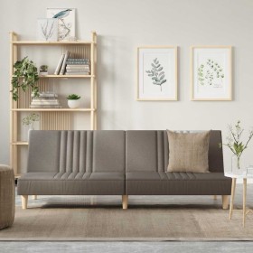 Sofá cama de tela gris taupe en Sofás | Comprar online en Foru.es