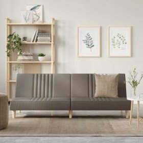 Sofá cama de tela gris taupe en Sofás | Comprar online en Foru.es
