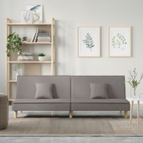 Sofá cama de tela gris taupe en Sofás | Comprar online en Foru.es