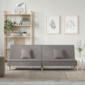 Sofá cama de tela gris taupe en Sofás | Comprar online en Foru.es