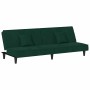 Sofá cama de terciopelo verde oscuro en Sofás | Comprar online en Foru.es