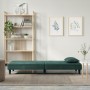 Sofá cama de terciopelo verde oscuro en Sofás | Comprar online en Foru.es