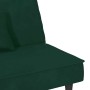 Sofá cama de terciopelo verde oscuro en Sofás | Comprar online en Foru.es