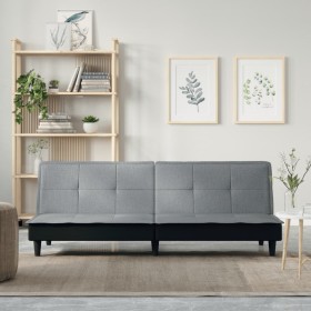 Sofá cama tela gris claro en Sofás | Comprar online en Foru.es