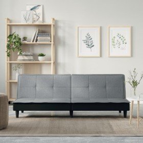 Sofá cama tela gris claro en Sofás | Comprar online en Foru.es