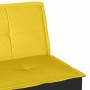 Sofá cama de tela amarillo claro en Sofás | Comprar online en Foru.es