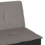 Sofá cama de tela gris taupe en Sofás | Comprar online en Foru.es