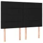 Box spring bed with black fabric mattress 140x190 cm by vidaXL, Beds and slatted bases - Ref: Foro24-3136591, Price: 527,66 €...