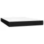 Box spring bed with black fabric mattress 140x190 cm by vidaXL, Beds and slatted bases - Ref: Foro24-3136591, Price: 527,66 €...