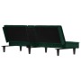 Sofá cama con portavasos terciopelo verde oscuro en Sofás | Comprar online en Foru.es