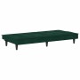 Sofá cama con portavasos terciopelo verde oscuro en Sofás | Comprar online en Foru.es