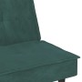 Sofá cama con portavasos terciopelo verde oscuro en Sofás | Comprar online en Foru.es