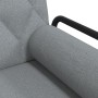 Sofá cama con reposabrazos tela gris claro en Sofás | Comprar online en Foru.es