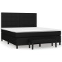 Cama box spring con colchón tela negro 180x200 cm de vidaXL, Camas y somieres - Ref: Foro24-3136615, Precio: 660,51 €, Descue...