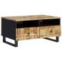 Mesa de centro madera maciza mango y contrachapada 80x54x40 cm en Mesas de centro | Comprar online en Foru.es