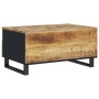 Mesa de centro madera maciza mango y contrachapada 80x54x40 cm en Mesas de centro | Comprar online en Foru.es
