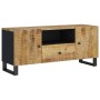 Mueble de TV madera mango y madera contrachapada 105x33,5x46 cm en Muebles TV | Comprar online en Foru.es