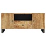 Mueble de TV madera mango y madera contrachapada 105x33,5x46 cm en Muebles TV | Comprar online en Foru.es