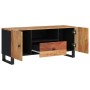 Mueble de TV madera acacia y madera contrachapada 105x33,5x46cm en Muebles TV | Comprar online en Foru.es