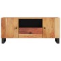 Mueble de TV madera acacia y madera contrachapada 105x33,5x46cm en Muebles TV | Comprar online en Foru.es