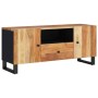 Mueble de TV madera acacia y madera contrachapada 105x33,5x46cm en Muebles TV | Comprar online en Foru.es