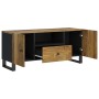 Mueble de TV madera mango y madera contrachapada 105x33,5x46 cm en Muebles TV | Comprar online en Foru.es