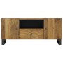 Mueble de TV madera mango y madera contrachapada 105x33,5x46 cm en Muebles TV | Comprar online en Foru.es