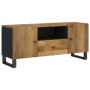 Mueble de TV madera mango y madera contrachapada 105x33,5x46 cm en Muebles TV | Comprar online en Foru.es