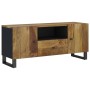 Mueble de TV madera mango y madera contrachapada 105x33,5x46 cm en Muebles TV | Comprar online en Foru.es