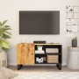 Mueble de TV madera mango y madera contrachapada 80x33x46 cm en Muebles TV | Comprar online en Foru.es